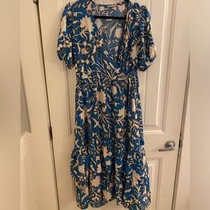 knox rose wrap dress